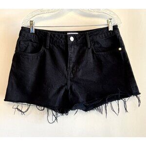 Frame‎ Cut off Denim Shorts Women’s Size 27 Black- Le Gramd Garcon Short